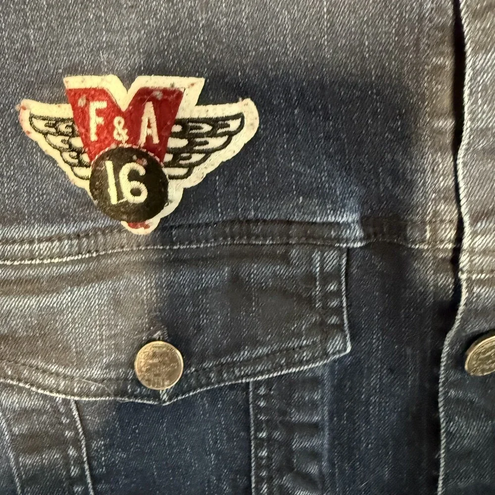 FLAG & ANTHEM X FORD TRUCKS Men's Denim Jacket 100th Anniversary Rare Size Large